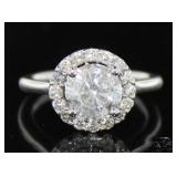 14kt Gold 2.40 ct Round Brilliant Diamond Ring