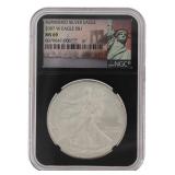 2007 MS69 Burnished American Silver Eagle