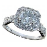 14kt Gold 2.04 ct Round Cut Diamond Ring