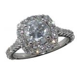 14kt Gold 2.55 ct Round Cut Diamond Ring