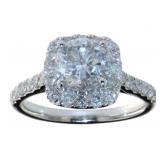 14kt Gold 2.40 ct Round Cut Diamond Ring