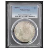 1885 New Orleans MS63 Morgan Silver Dollar