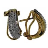 Beautiful Baguette Diamond Earrings