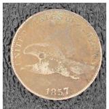 1857 Flying Eagle Copper Cent *1st Year