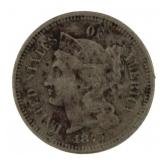 1875 Liberty Three Cent Nickel *Better Date
