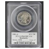 2001 S - PCGS PR69 Washington Silver Quarter