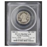 2001 S - PCGS PR69 Washington Silver Quarter