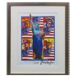 God Bless America w/ 5 Liberties Giclee By P. Max