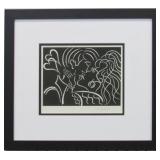 The Kiss Print Giclee Plate Signed By H. Matisse