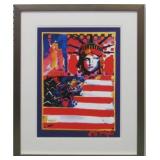 God Bless America II Giclee By Peter Max