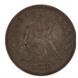 1876 Carson City Seated Liberty Silver Quarter 1876 Carson City Seated Liberty Silver Quarter