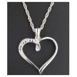 Beautiful Diamond Accent Heart Necklace Beautiful Diamond Accent Heart Necklace
