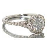 14kt Gold 1.43 ct Round Diamond Ring 14kt Gold 1.43 ct Round Diamond Ring