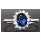 Oval 2.10 ct Sapphire Dinner Ring