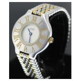 Ladies Must De Cartier Roman Dial Watch