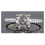 14kt Gold 2.24 ct  Round Diamond Ring