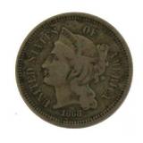 1868 - 3 Cent Nickel