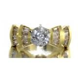 14kt Gold 1.69 ct Round Diamond Ring