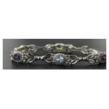 Genuine 4.35 ct Gemstone Tennis Bracelet