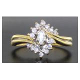 10kt Gold 1/3 ct Brilliant Diamond Ring