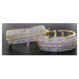 Gorgeous 2.00 ct Diamond Hoop Earrings