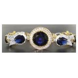 Vintage Style 22.60 ct Sapphire Bracelet