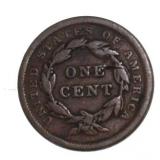 1843 Braided Hair Copper Large Cent