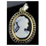 Elegant Cameo Pendant w