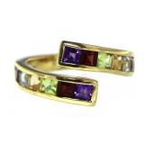 Natural 2.00 ct Gemstone Channel Set Ring