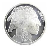 .999 Pure Silver One Ounce Buffalo Round