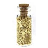Glass Bottle Filled - Solid 24kt Gold Flakes
