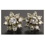 14kt Gold Brilliant 1/2 ct Diamond Stud Earrings