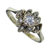 14kt Gold Antique 1/3 ct Diamond Dinner Ring