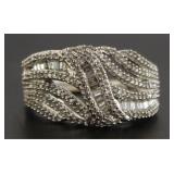 10kt Gold 3/4 ct Diamond Wavelink Ring