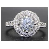 18K Gold 2.44 ct Round Brilliant Diamond RIng