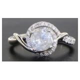 14kt Gold Brilliant 1.41 ct Solitaire Diamond Ring