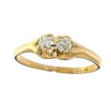 14kt Gold Brilliant .20 ct Diamond Deisgner Ring