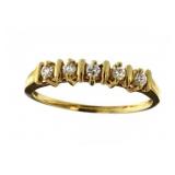 10kt Gold Elegant Diamond Wedding Band