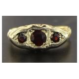 14kt Gold Antique Natural Ruby Estate Ring