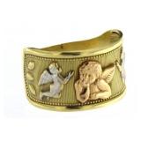 14kt Gold Cherub Ring *Nice Quality