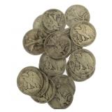 Collection 1918 Walking Liberty Silver Halves