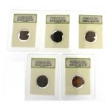 c.1400-1600 Pirate Era Spanish Bronze Nummis