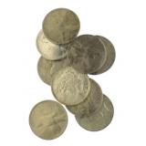 Collection Mixed Date Peace Silver Dollars