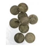 Collection Mixed Date Barber Silver Halves