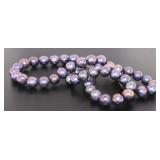 Genuine 8 mm Hand Knotted Tahitian Pearl Necklace