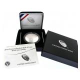 2014 US MInt Baseball HOF Silver Proof Dollar