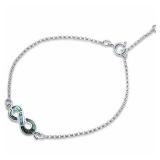 Beautiful Abalone Infinity Bracelet