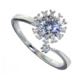 Gorgeous White Topaz Designer Ring