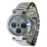Gents Pasha De Cartier Panda Dial Auto Watch