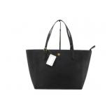 Tory Burch Black Suede Designer Tote Bag